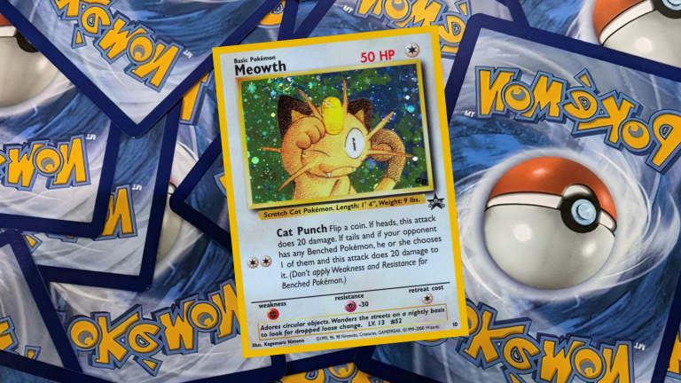 Carta Meowth “Game Boy” Promo
