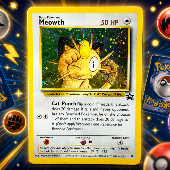 Carta Meowth “Game Boy” Promo